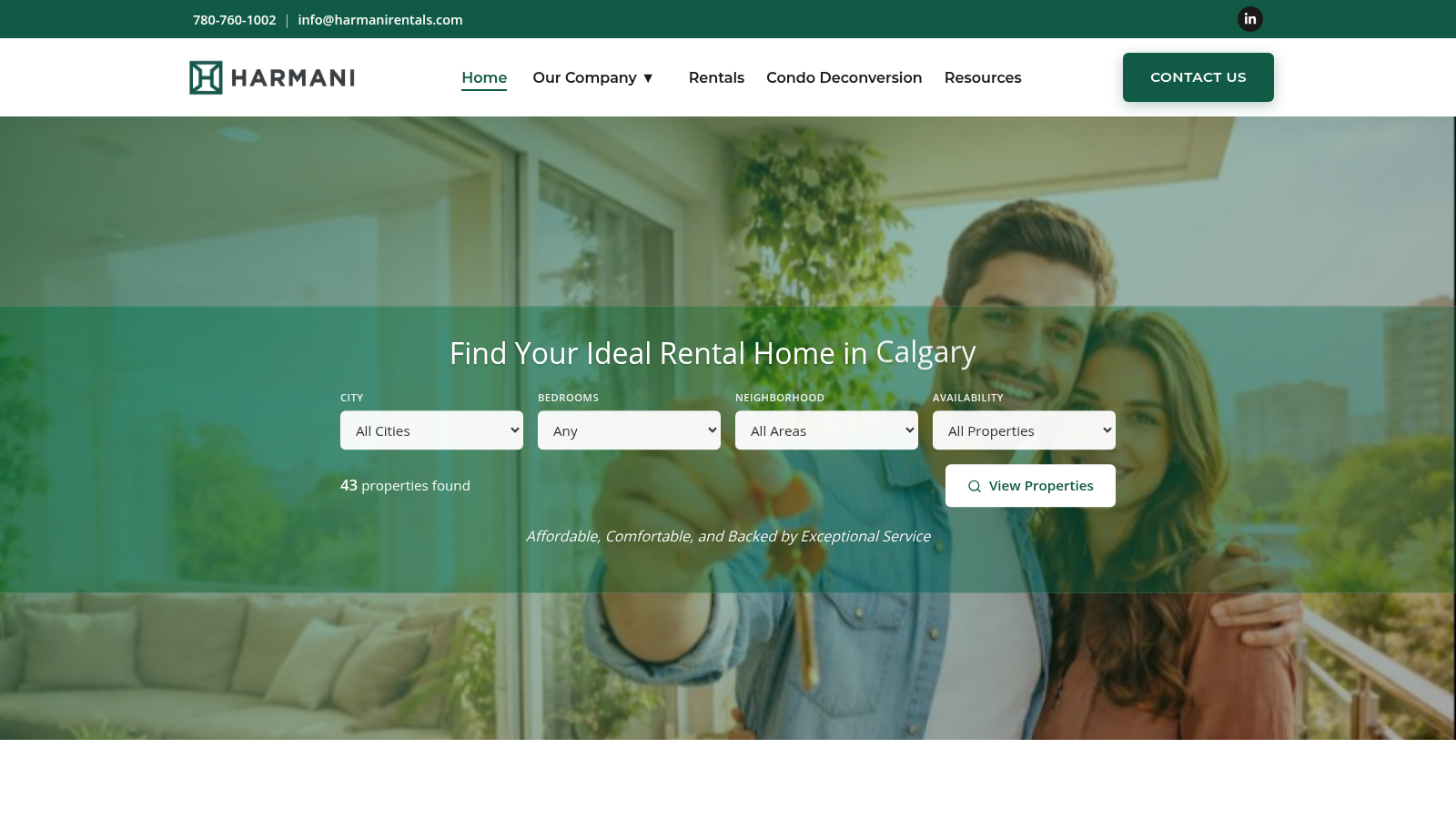 Harmani Rentals screenshot